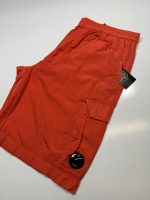 CP COMPANY 041A Chrome-R Cargo Shorts in Orange - Image 5