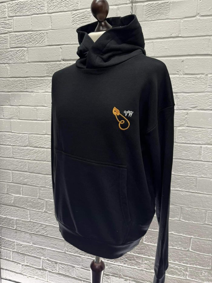 Vivienne Westwood Relaxed Fit Pullover Hoodie in Black - Image 6