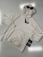 CP Company Diagonal Raised Fleece goggle Hood pop over Sweatshirt   -Large / 22” p2p