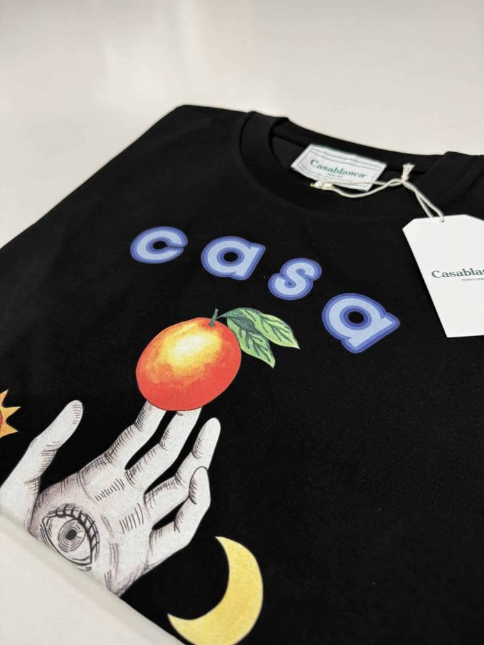 Casablanca Black Casa Talisman T-Shirt - Image 3