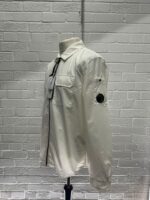 Cp Company Gabardine overshirt In White - Large / 22” p2p - Image 2