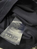 HERNO men’s longsleeve polo shirt in navy - Size 56 / XXXL / p2p 25” - Image 3