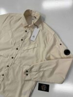 CP COMPANY Long Sleeve Shirt in Cotton Rip- stop  - Large p2p 23” - Image 2