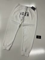 DSQUARED2 ICON JOGGER BOTTOMS IN WHITE  - XL / w36” - Image 2