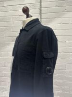 CP Company Stretch Moleskin Shirt In Black -  Size Large / 21.5” P2P - Image 3