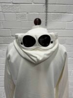 CP Company Diagonal Raised Fleece goggle Hood pop over Sweatshirt   -Large / 22” p2p - Image 6