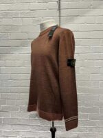 STONE ISLAND 555A8 FAST DYE + AIRBRUSH Crewneck jumper in lambswool. - Image 5