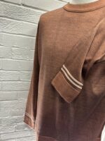 STONE ISLAND 555A8 FAST DYE + AIRBRUSH Crewneck jumper in lambswool. - Image 6