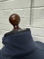 CP COMPANY Open sweatshirt in light fleece in navy  -  Size XS / p2p 19.5” - Image 7