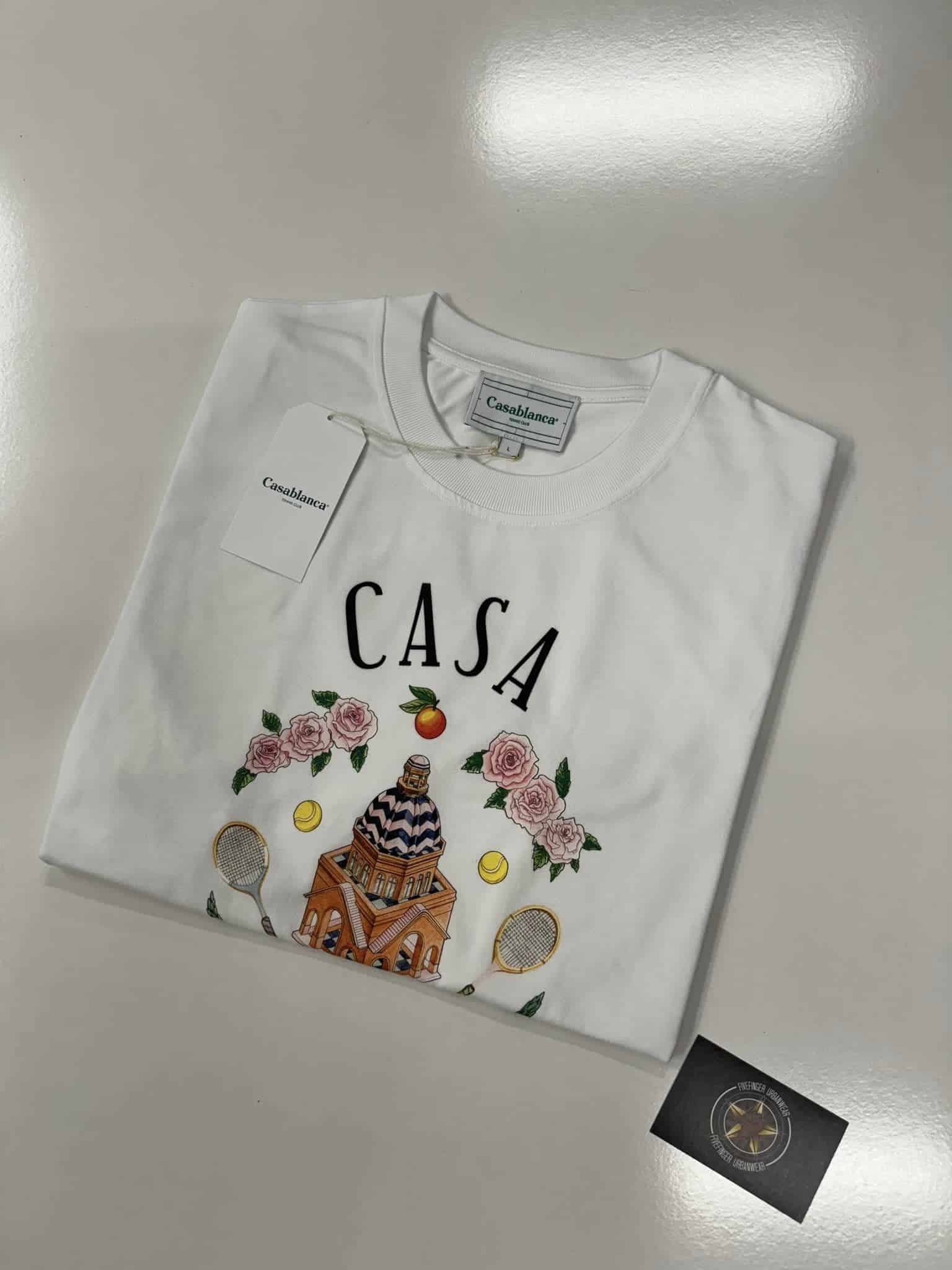 [Casablanca] Casa Way World Series Tシャツ Casa Way World Series T-Shirt | Casablanca Paris