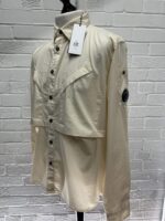 CP COMPANY Long Sleeve Shirt in Cotton Rip- stop  - Large p2p 23” - Image 5