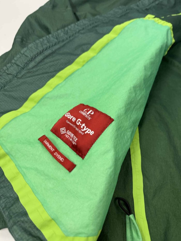 CP Company Gore G-type Hooded Jacket in Green - Size 50 / Large / p2p 24.5” - Image 5