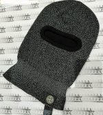 STONE ISLAND N18C6 REFLECTIVE BALACLAVA IN BLACK