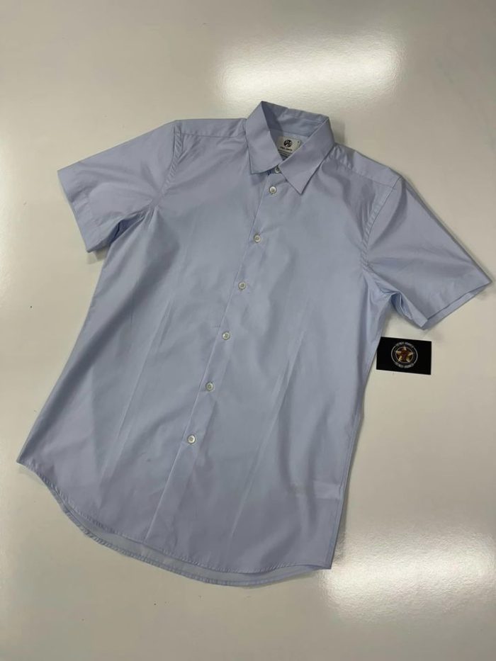 Paul Smith men’s short sleeve shirt in blue - Small / p2p 20.5” - Image 1