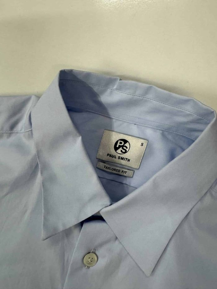 Paul Smith men’s short sleeve shirt in blue - Small / p2p 20.5” - Image 2