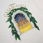 Casablanca White 'Casablanca Avenida' T-Shirt Organic cotton jersey T-shirt.