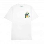 Casablanca White 'Casablanca Avenida' T-Shirt Organic cotton jersey T-shirt. - Image 6