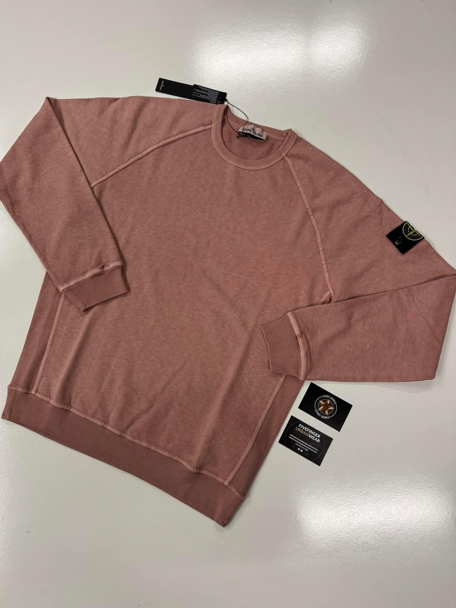 STONE ｜SWEATSHIRTS (66060 OLD Treatment Malfile F Stone Island 66060 Old Treatment Sweatshirt – Escape Menswear