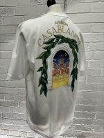 Casablanca White 'Casablanca Avenida' T-Shirt Organic cotton jersey T-shirt. - Image 2