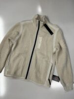 Stone Island 61441 Track top sweatshirt in furry wool/nylon fleece. - Large / p2p 23”