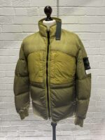 美品STONE  MODIFIED PANAMA DOWN COAT Stone Island 42840 MODIFIED PANAMA 6/3 HT NYLON MIX FABRICS DOWN
