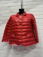 Herno Womens Ultralight Nylon Jacket in Red - Image 3
