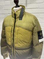 Stone Island 42840 MODIFIED PANAMA 6/3 HT NYLON MIX FABRICS DOWN-TC JACKET - Large / 25” p2p outer - Image 7
