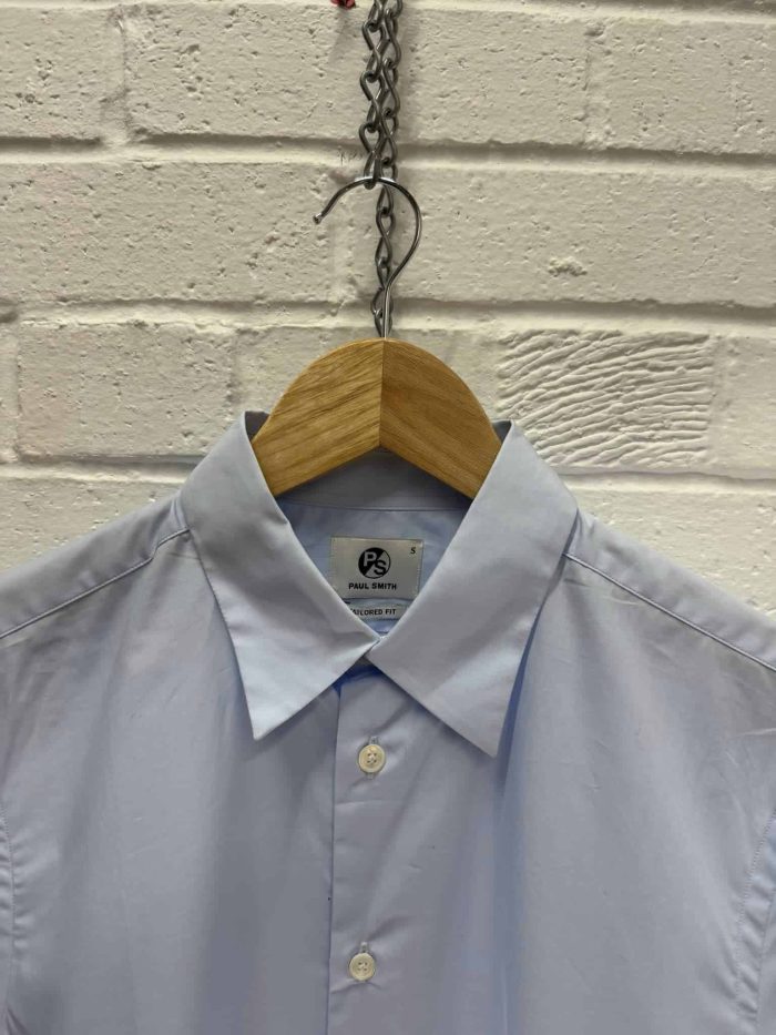 Paul Smith men’s short sleeve shirt in blue - Small / p2p 20.5” - Image 6