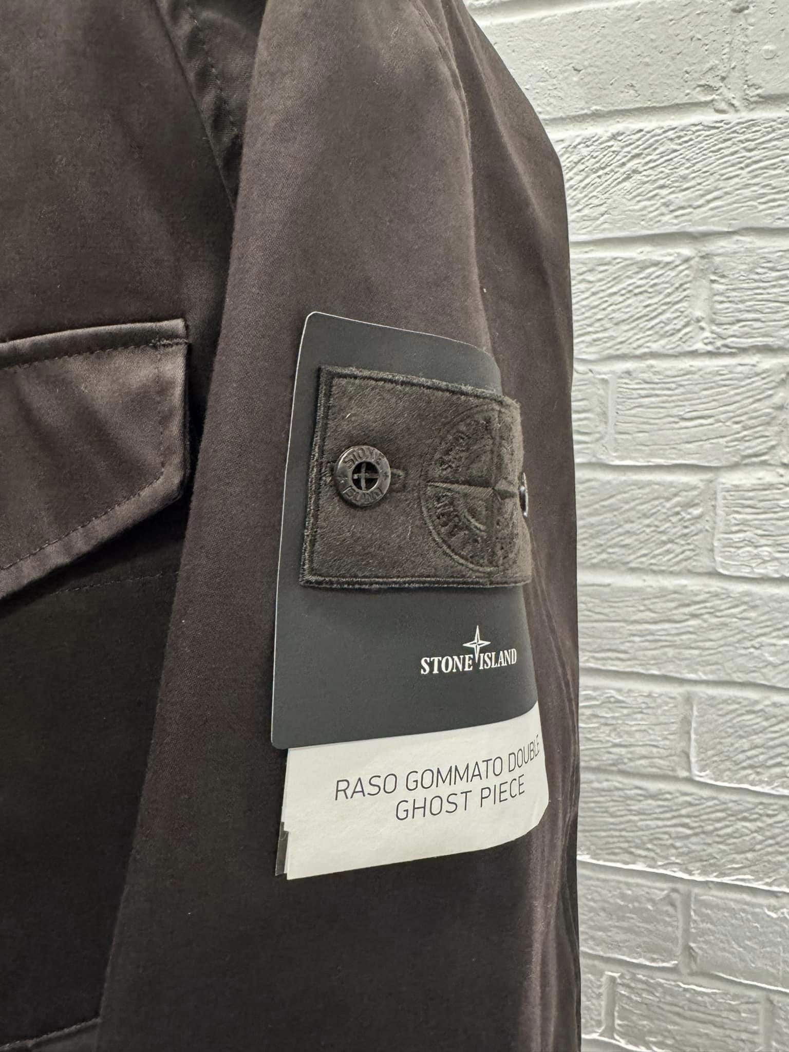 STONE ISLAND 441F1 RASO GOMMATO DOUBLE GHOST PIECE HOODED