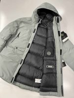 STONE ISLAND 70826 MICRO TWILL DOWN PARKA IN SAGE GREEN  -   Large / p2p 25” - Image 4