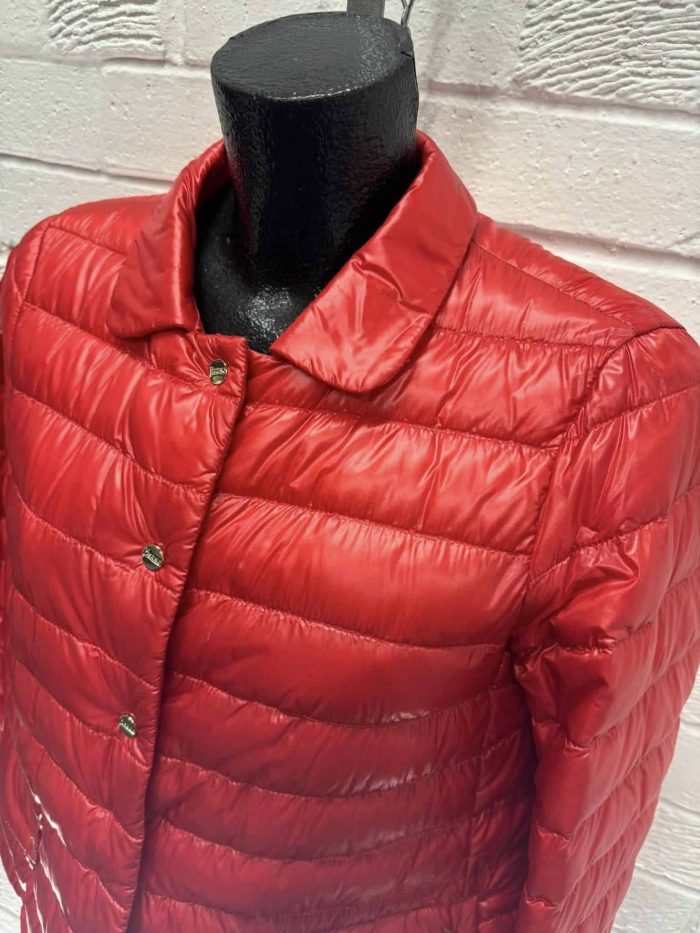 Herno Womens Ultralight Nylon Jacket in Red - Image 6