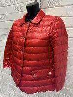 Herno Womens Ultralight Nylon Jacket in Red - Image 7