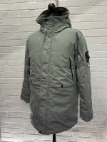 STONE ISLAND 70826 MICRO TWILL DOWN PARKA IN SAGE GREEN  -   Large / p2p 25” - Image 5