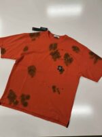 STONE ISLAND 215E3 HAND COLORING AND GARMENT DYEING ON COTTON JERSEY T-SHIRT -  Large / 25” p2p