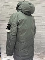 STONE ISLAND 70826 MICRO TWILL DOWN PARKA IN SAGE GREEN  -   Large / p2p 25” - Image 9