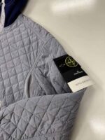 Stone Island 40133 50 Fili Quilted TC Hooded Jacket In Lavender - Large / p2p 27” - Image 2