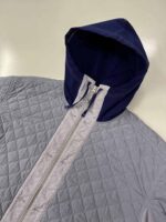 Stone Island 40133 50 Fili Quilted TC Hooded Jacket In Lavender - Large / p2p 27” - Image 3