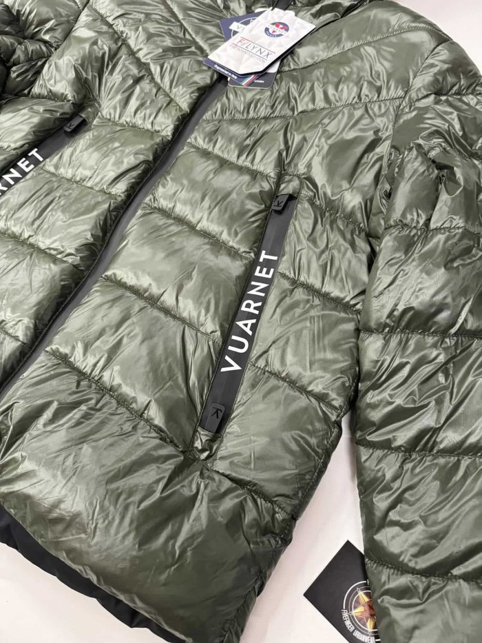 Men’s VUARNET AMF21273-C01Z02 Michigan Down Jacket - GREEN / BLACK - Image 2
