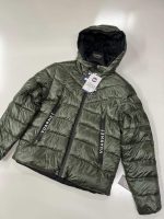 Men’s VUARNET AMF21273-C01Z02 Michigan Down Jacket - GREEN / BLACK
