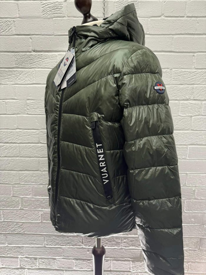 Men’s VUARNET AMF21273-C01Z02 Michigan Down Jacket - GREEN / BLACK - Image 4