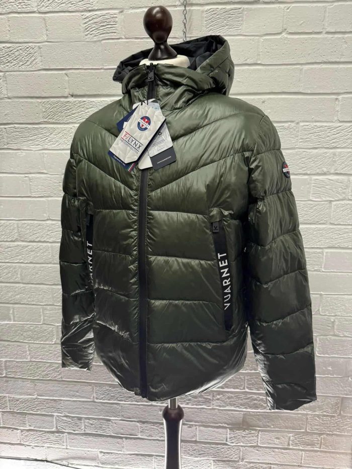 Men’s VUARNET AMF21273-C01Z02 Michigan Down Jacket - GREEN / BLACK - Image 5