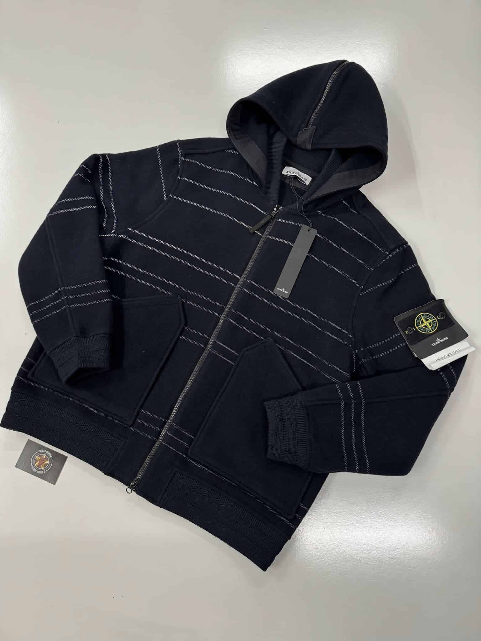 STONE ISLAND 42854 PANNO MILITARE + RIGHE REFLECTIVE HOODED