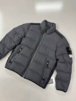 STONE ISLAND 44028 SEAMLESS TUNNEL NYLON DOWN-TC JACKET - Colour  Lead   -  Large / 25” p2p