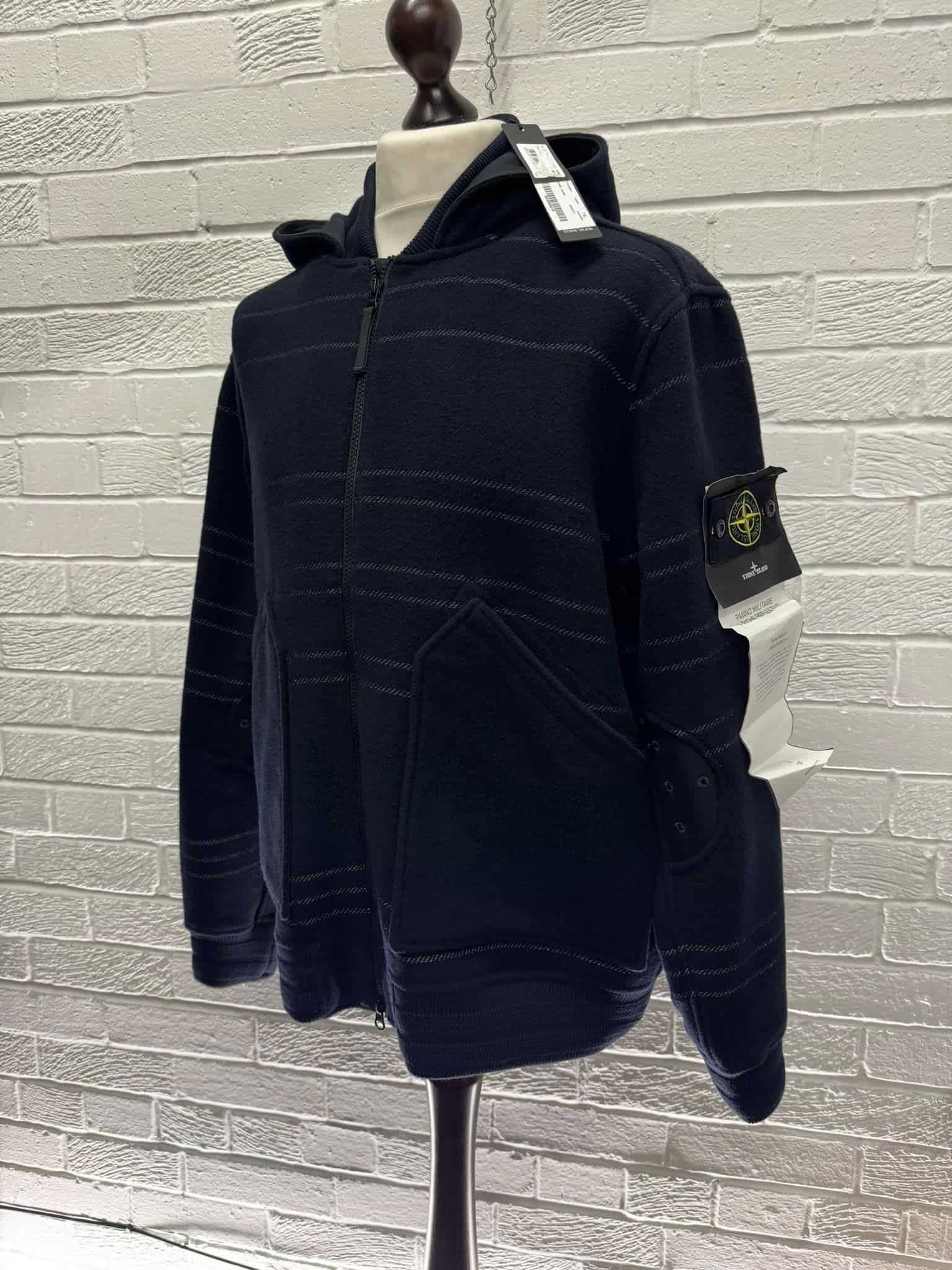 伊勢丹限定 STONE  PANNO MILITARE COAT L STONE ISLAND 42854 PANNO MILITARE + RIGHE REFLECTIVE HOODED