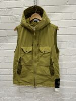 STONE ISLAND G0931 DAVID LIGHT-TC WITH MICROPILE HOODED GILET VEST     -  Medium / p2p 21” - Image 6