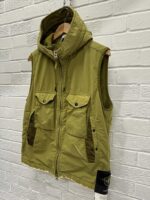 STONE ISLAND G0931 DAVID LIGHT-TC WITH MICROPILE HOODED GILET VEST     -  Medium / p2p 21” - Image 7