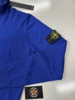 Stone Island 525C4 Turtleneck knit in pure light wool  -  Colour  Ultramarine Blue - Large / 22.5” p2p - Image 3
