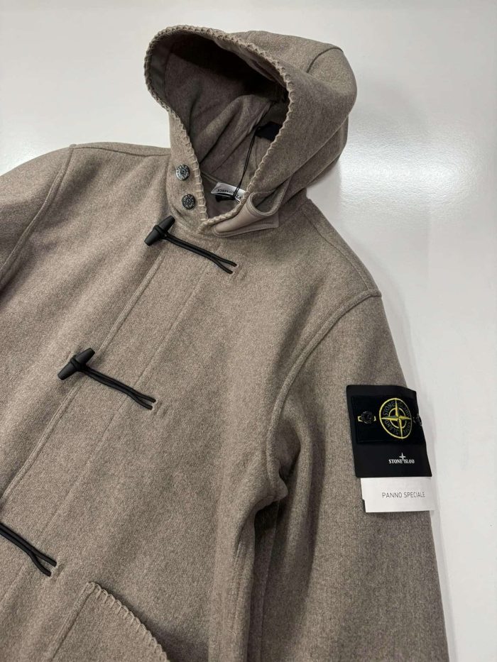 Stone Island 42930 Panno Speciale Duffle coat -  Large / 25” p2p - Image 4