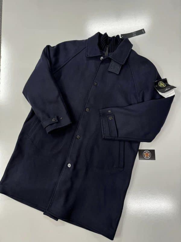 STONE ISLAND 71230 PANNO SPECIALE COAT - Colour Navy - Large