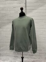 STONE ISLAND 601G5 STONE ISLAND STELLINA SWEATSHIRT IN SAGE GREEN -     Large  / 24” p2p - Image 3